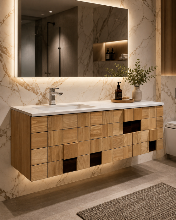 KUBIC 120 TOCADOR INCLUYE LAVABO
