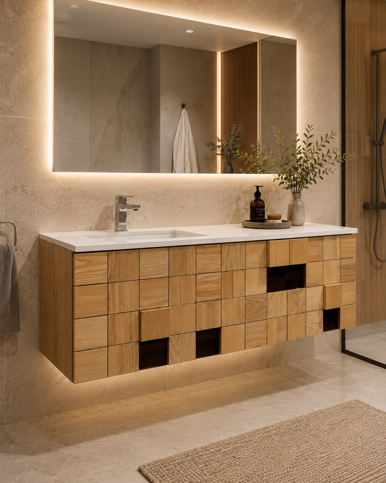 KUBIC 120 TOCADOR INCLUYE LAVABO