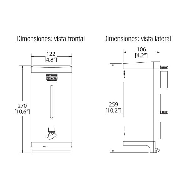 DOSIFICADOR ELECTRONICO DE JABON