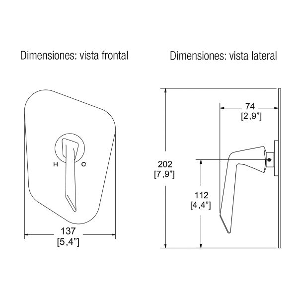 MONOMANDO REGADERA O TINA PIURA S/DESV