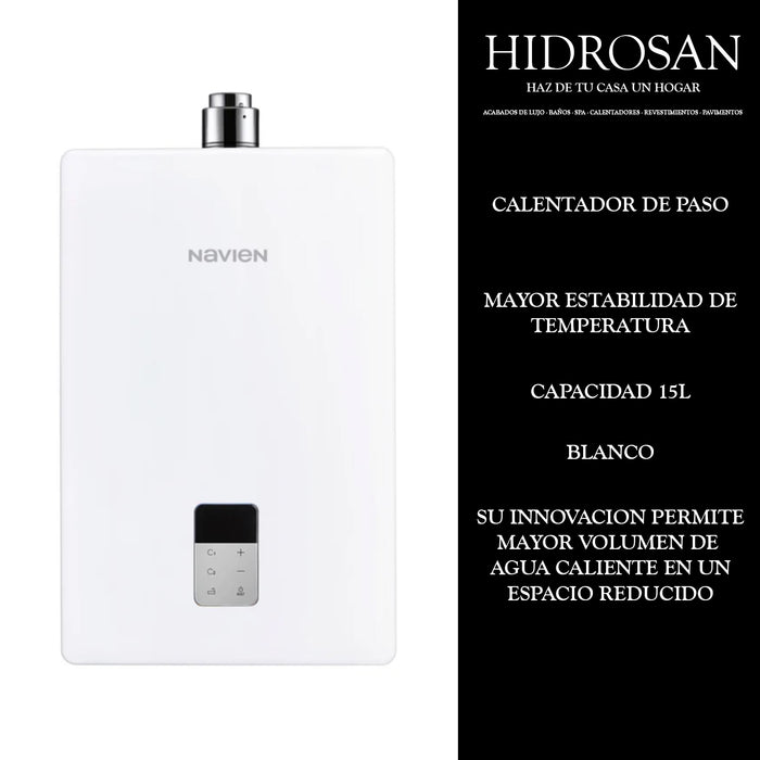 CALENTADOR DE PASO 15LTS 2200MSNM NHW300
