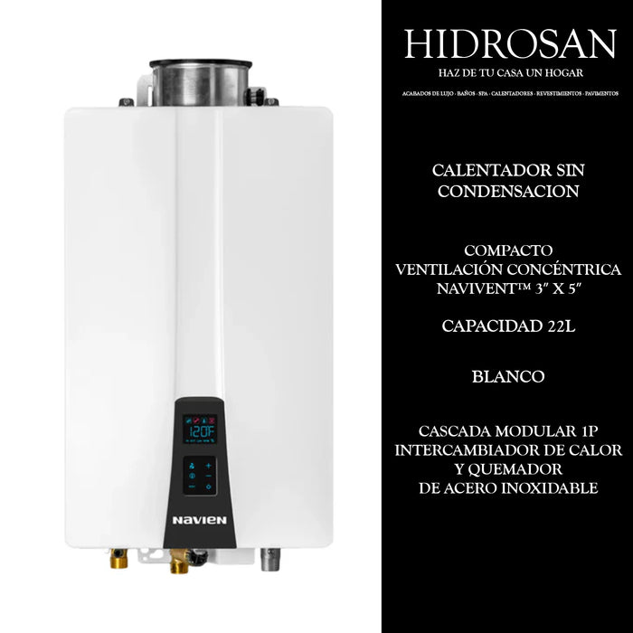 CALENTADORES SIN CONDENSACION 22.0LTS 22