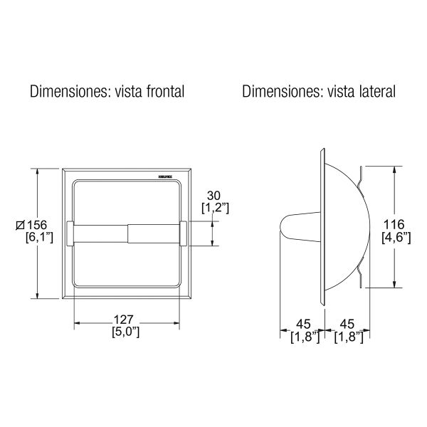 PORTAPAPEL INSTIT CLASICA