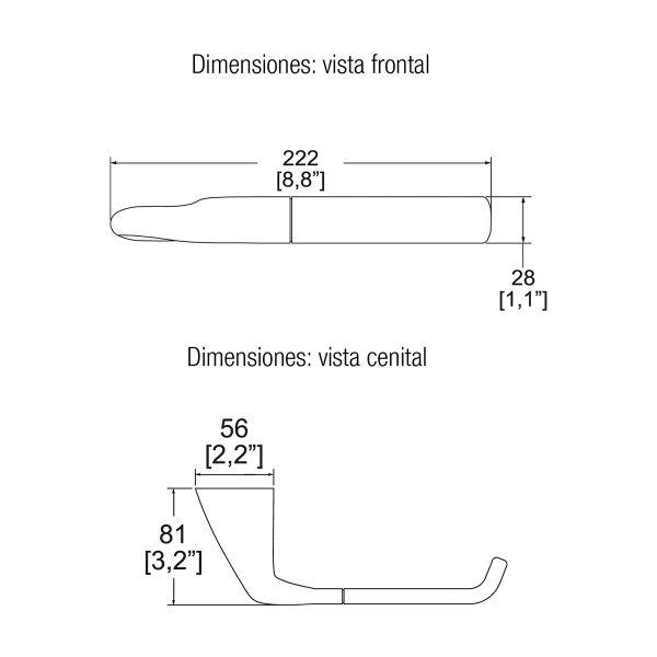 PORTAPAPEL SENCILLO PIURA