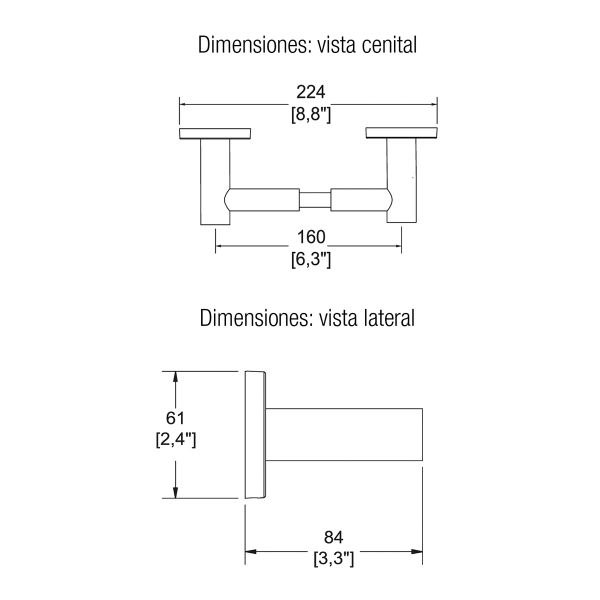 PORTAPAPEL TRADICIONAL ANTIRROBO CLASICA II