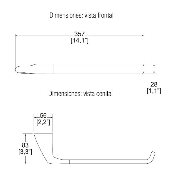 TOALLERO MANOS CORTO PIURA