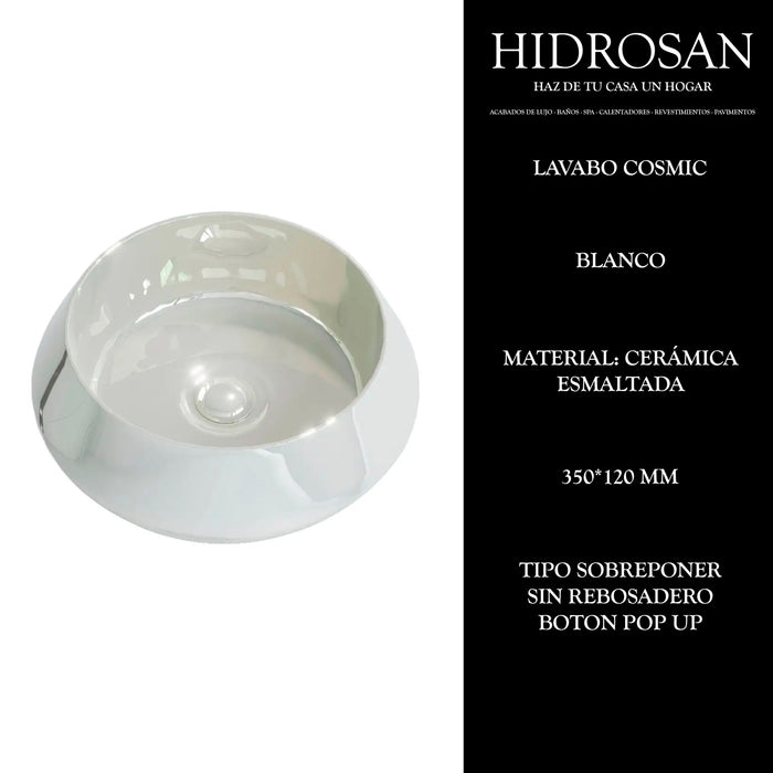 COSMIC LAVABO CERAMICA 350X120 PZ CST BL