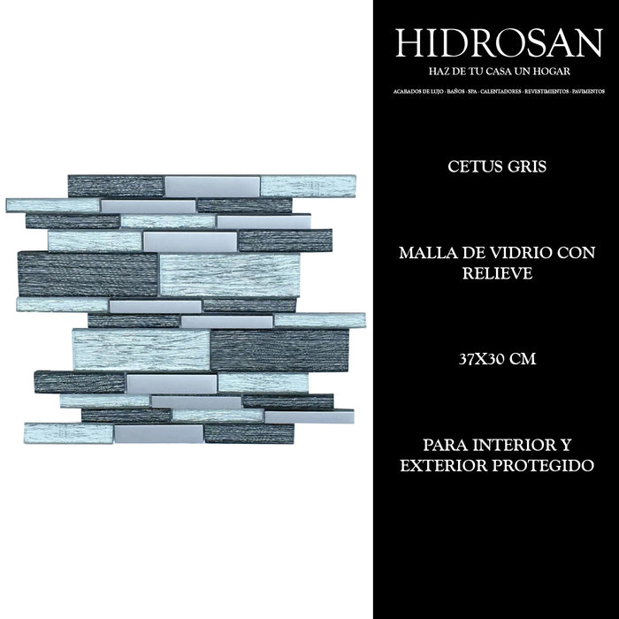 CETUS GRIS MALLA 37X30 PZA DH