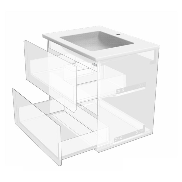 PRIMMO TOCADOR CON LAVABO DE CERAMICA HX