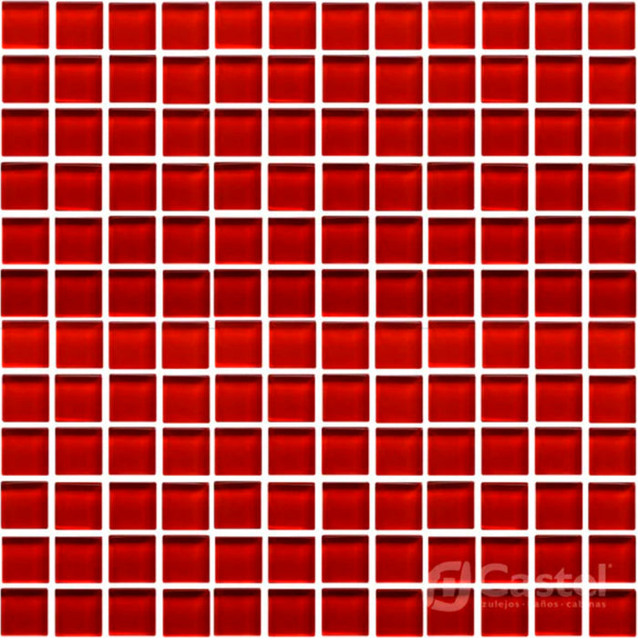 CRISTAL CARMIN Brillo 8MM 30X30 CARMIN P