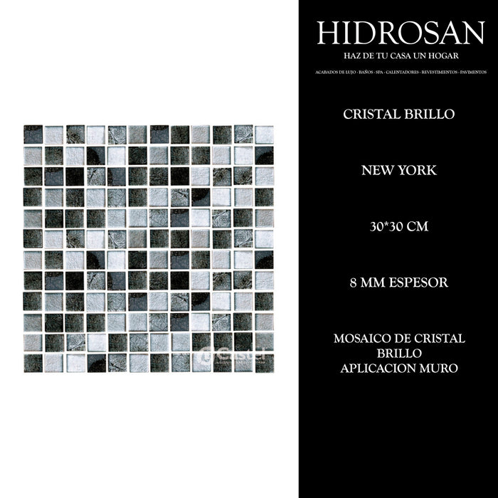 CRISTAL NEW YORK Brillo 8MM 30X30 PZA CS