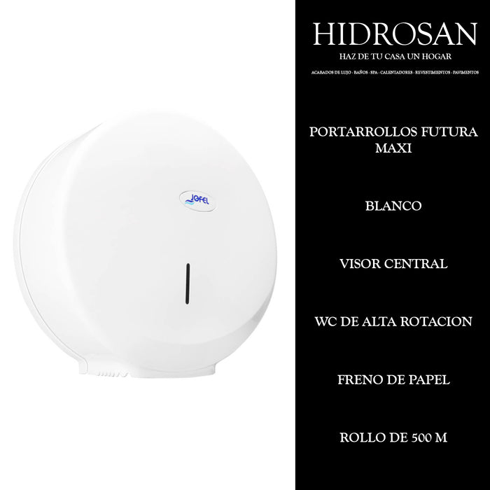 PORTARROLLO FUTURA MAXI BLANCO JOFEL AE5