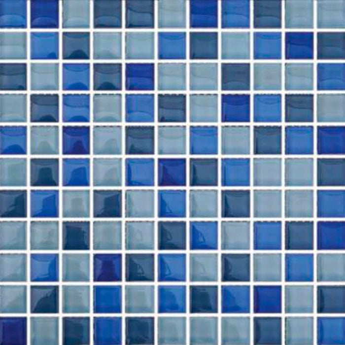 CRISTAL 901 Brillo 8MM 30X30 AZUL PZA CS