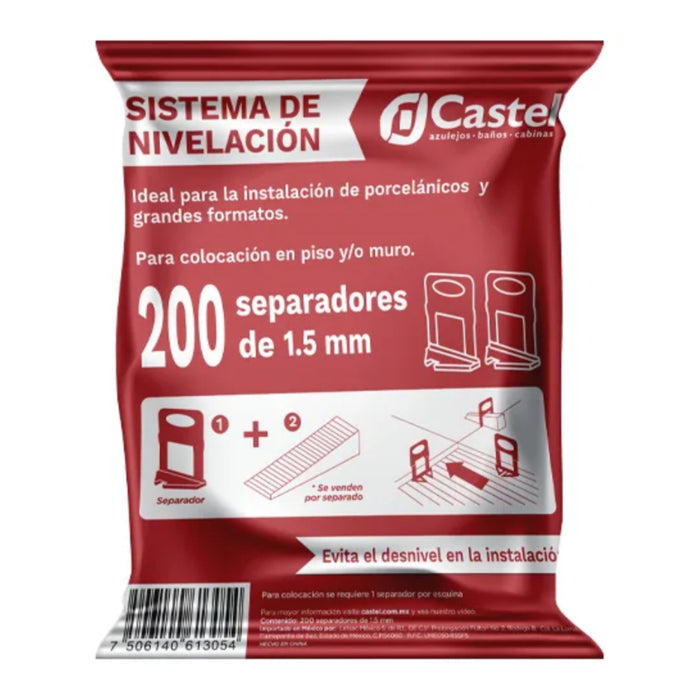KIT NIVELACION PINZA/50C/200SP 1.5mm APR