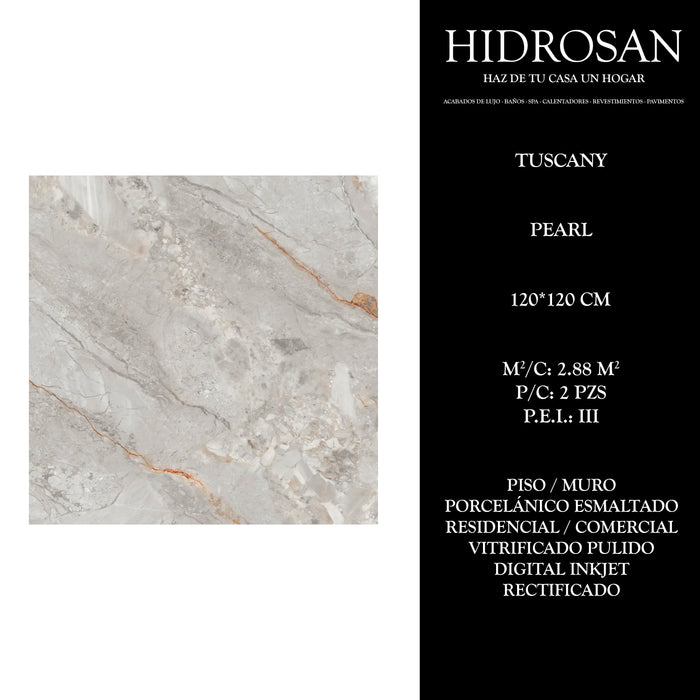 TUSCANY VP 120X120 PEARL 2.88 CJA 2P CST