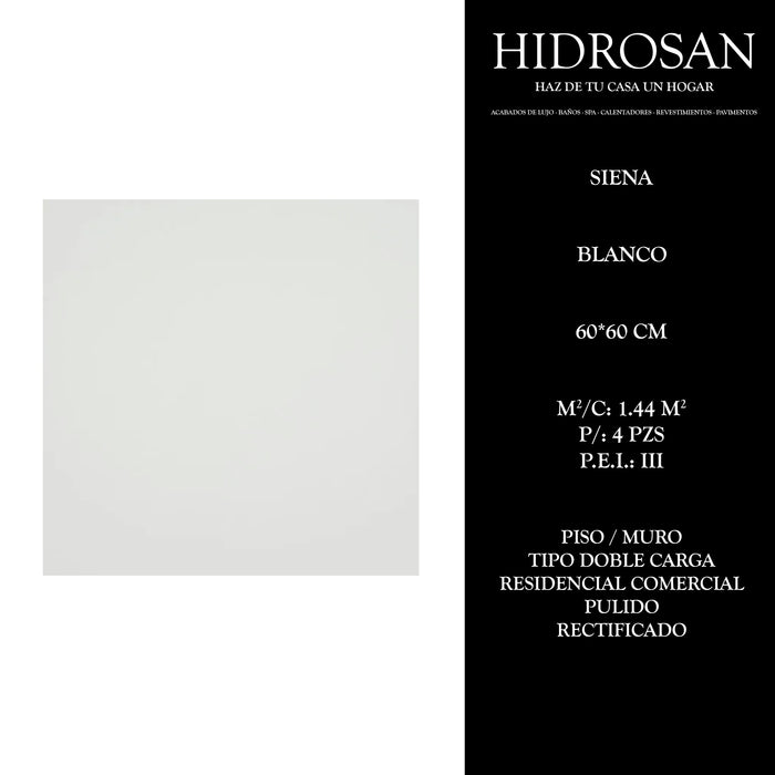 SIENA P T R DC(IN 60X60 2895 S. BCO 1.44
