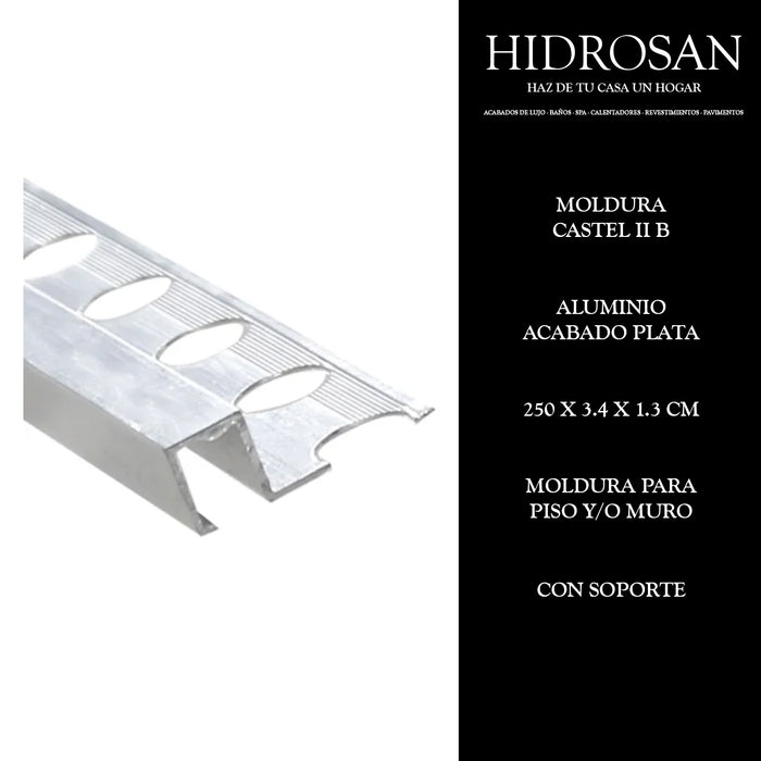 MOLDURA C/SOP CASTEL II-B 2.5ML BRILLO P