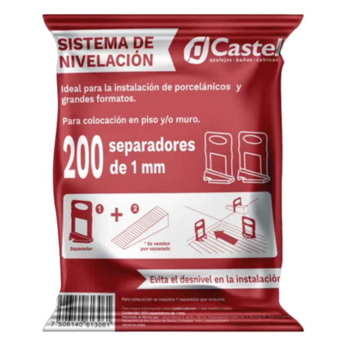 KIT NIVELACION PINZA/50C/200SP 1mm APROX