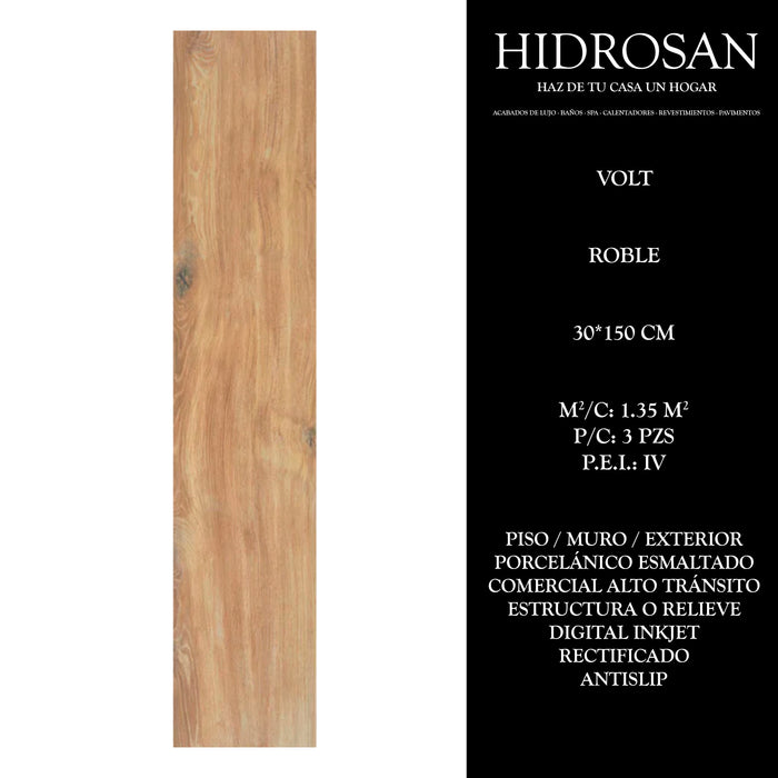 VOLT PE R DI 30X150 ROBLE 1.35 CJA 3P CS