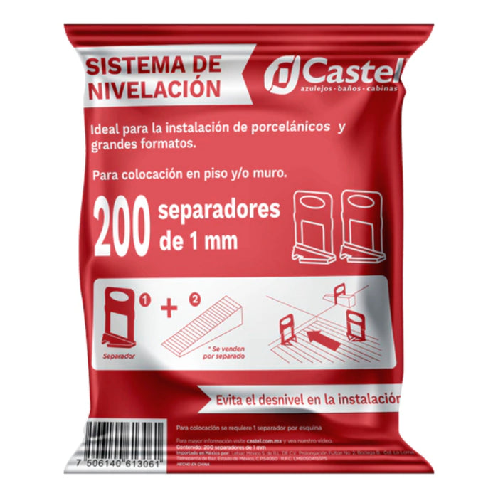 SEPARADORES NIVELANTES 1.0MM 200 PZA CST