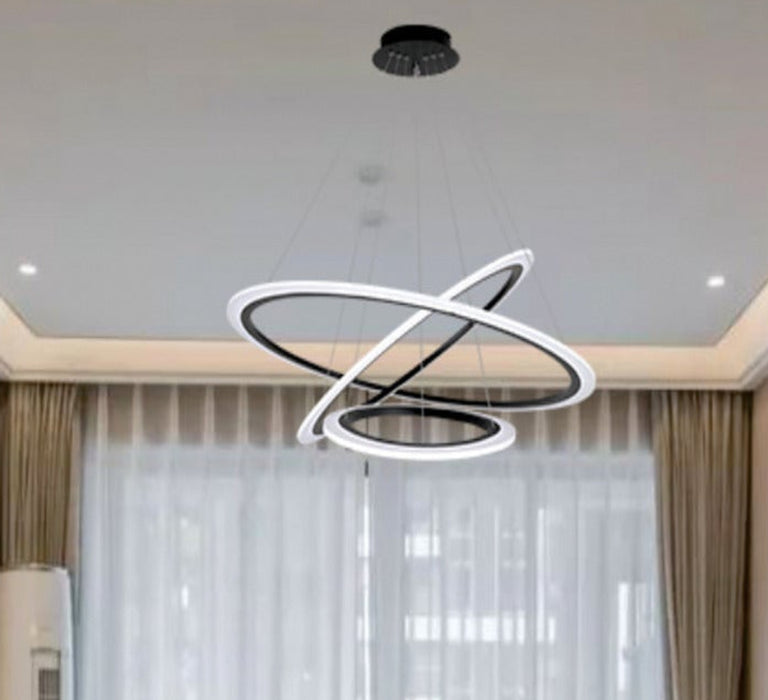 LAMPARA COLGANTE DE TECHO 3 AROS LED