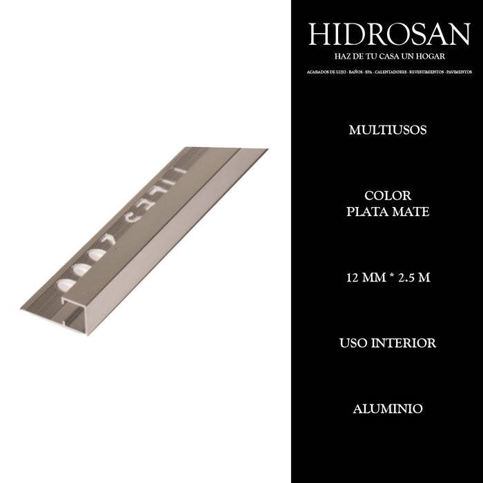MULTIUSOS  12X2500 PZA  PLATA MATE Tiles